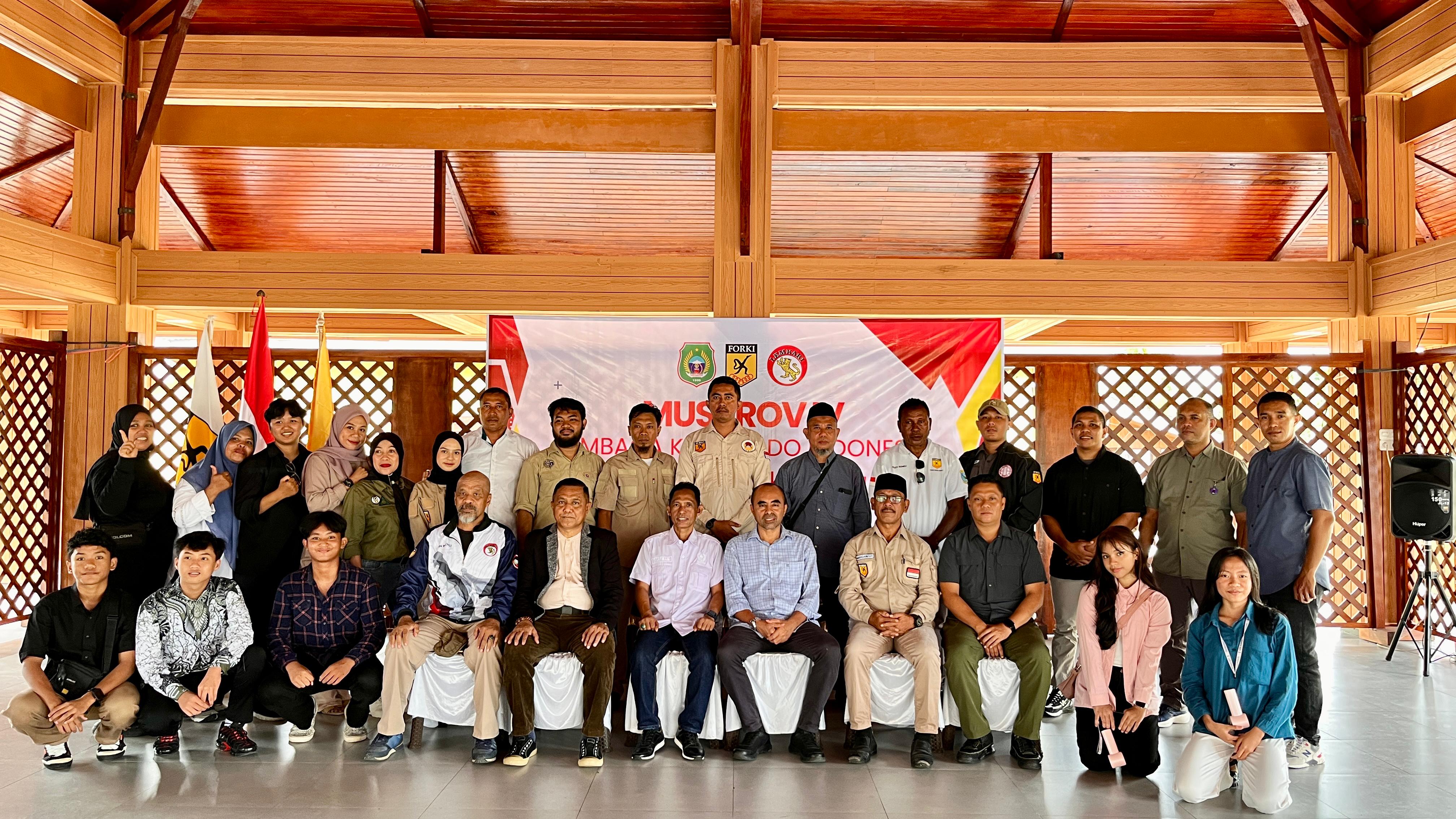 Rustam Pandjab Kembali Terpilih sebagai Ketua Lemkari Kota Ternate pada Musprov IV Lembaga Karate-Do Maluku Utara